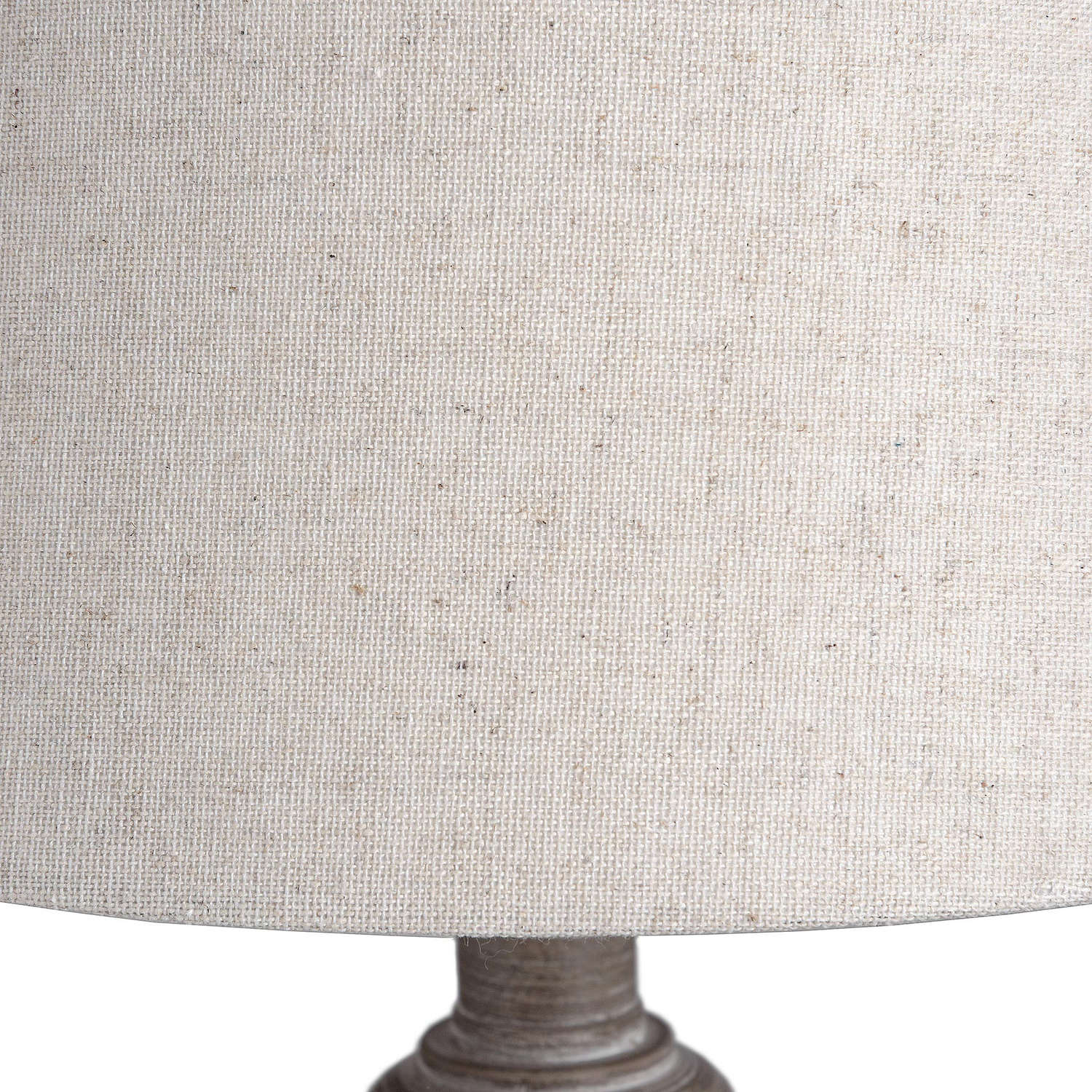 Teos Table Lamp — detail close-up beige wood