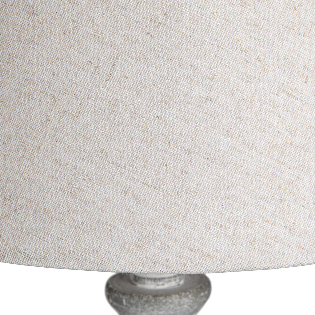 Aegina Table Lamp — detail close-up beige wood