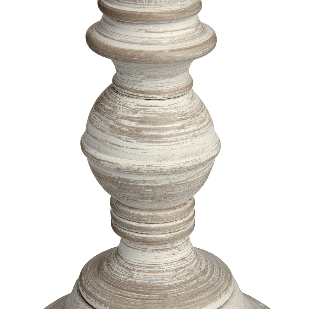 Leptis Magna Table Lamp — side view grey wood