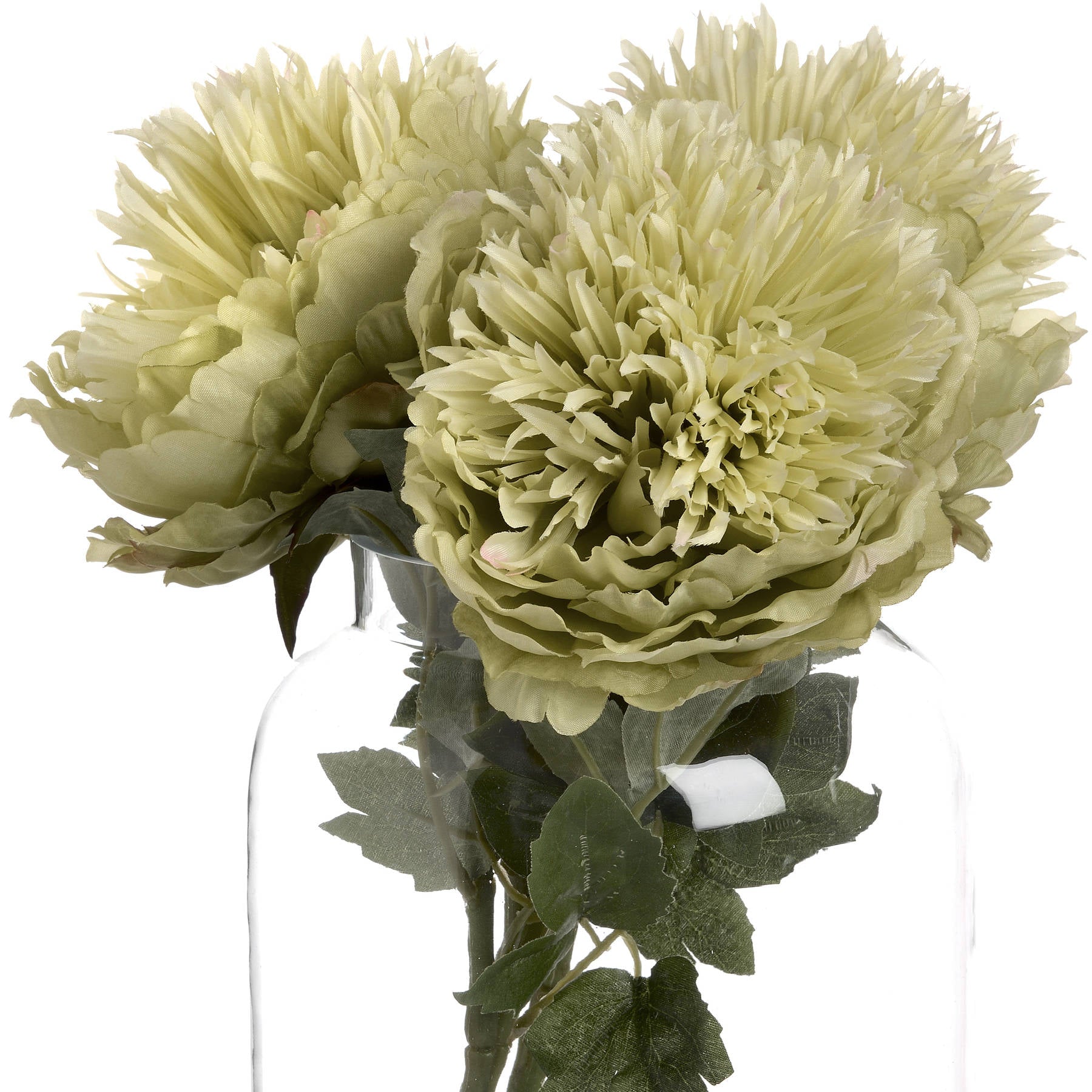 Green Peony — alternative angle green plastic