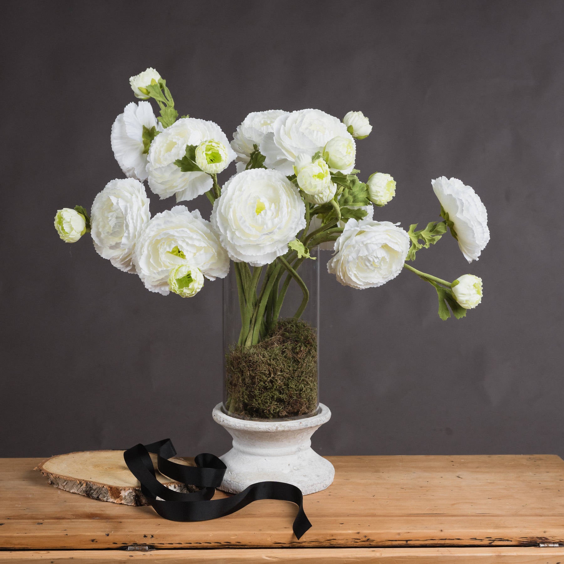 White Ranunculus Spray — main product view