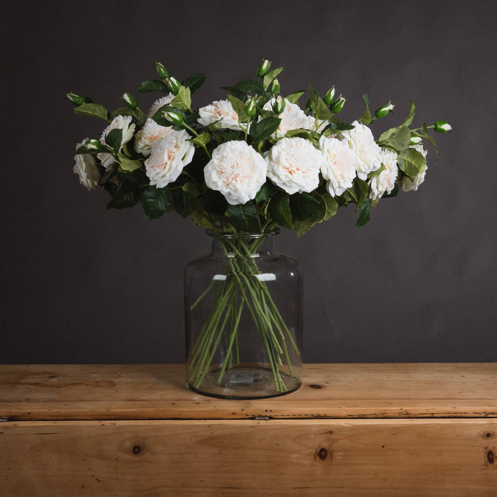 White Garden Rose Spray — main product view
