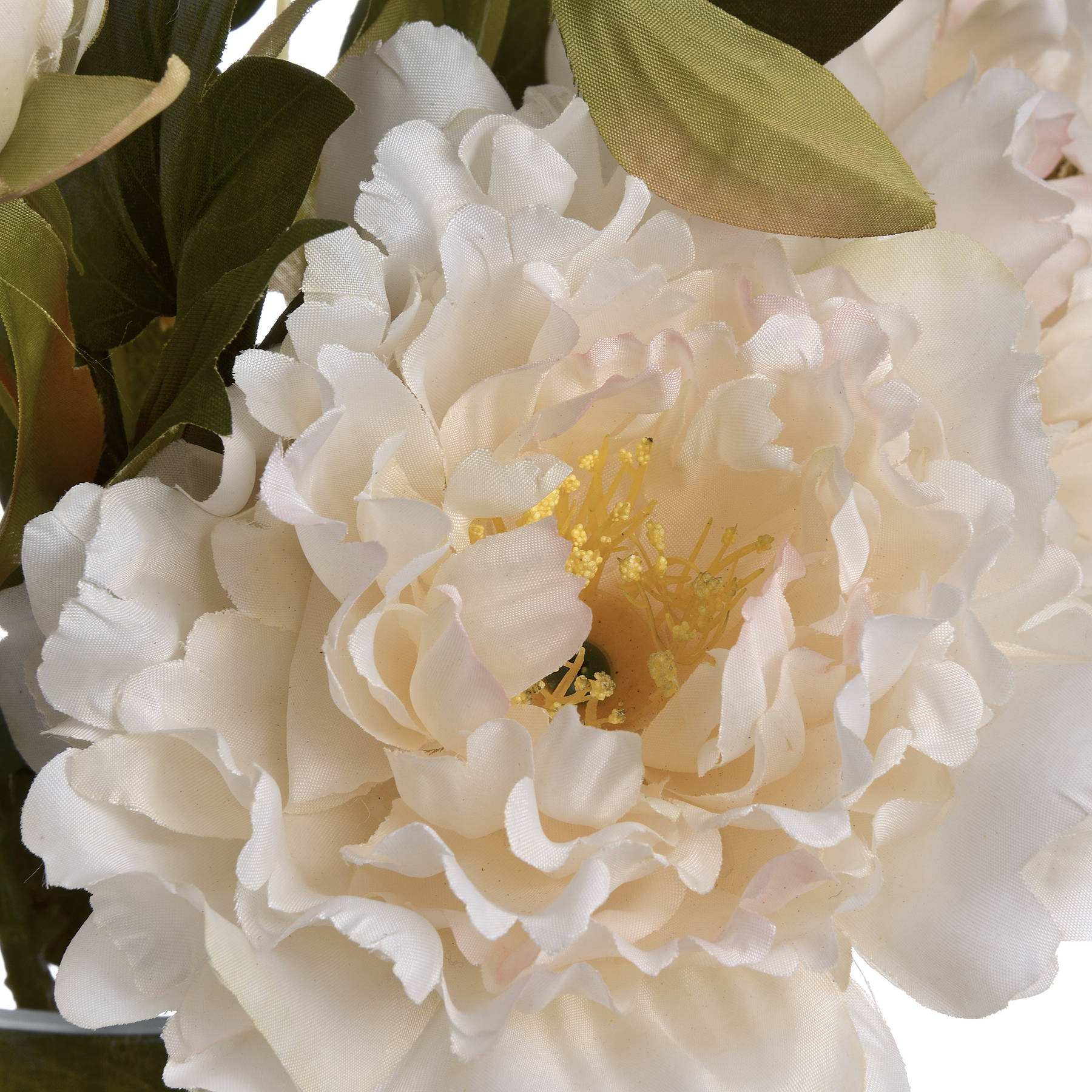 White Fashion Peony — view 5 white plastic