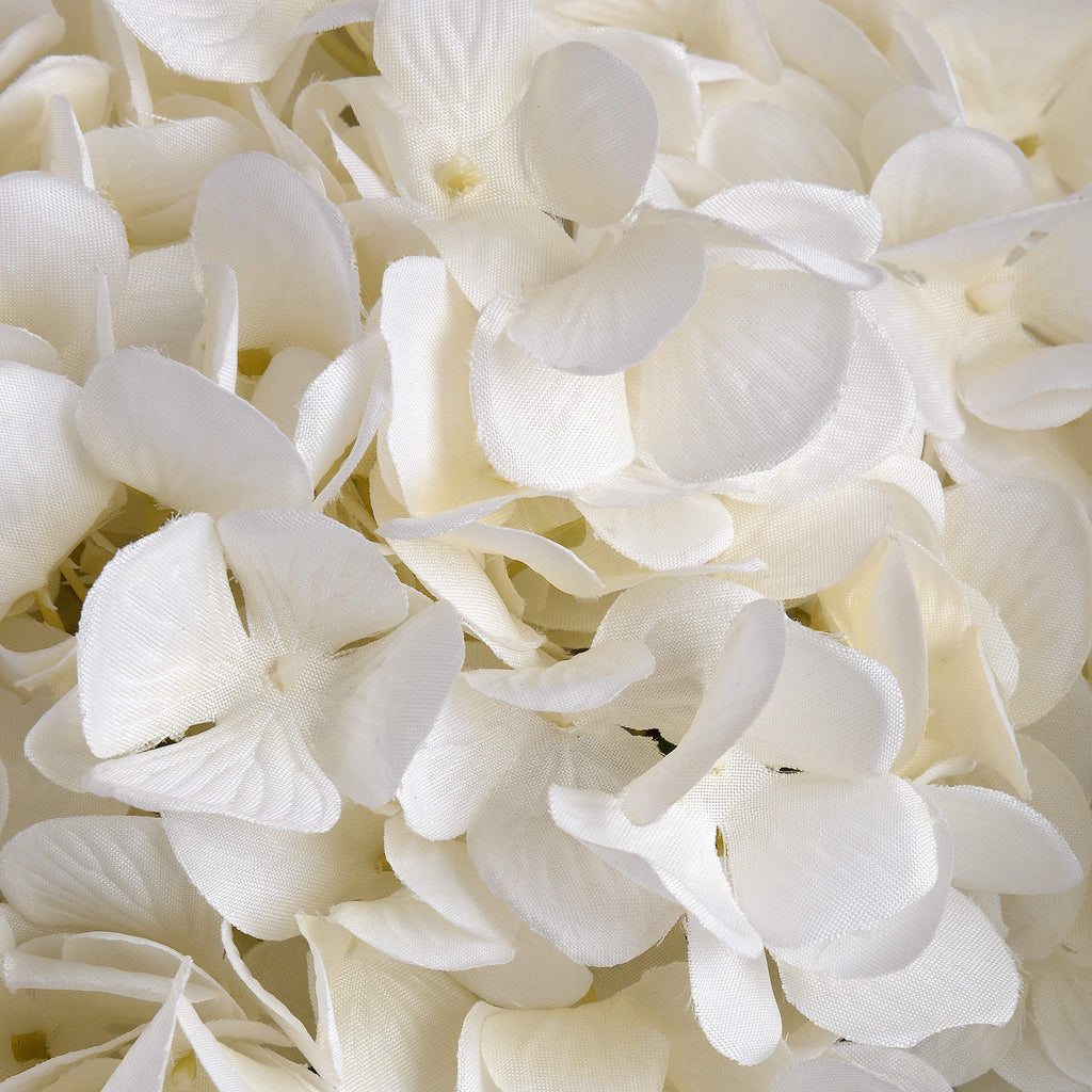 Oversized White Hydrangea — view 5 white plastic