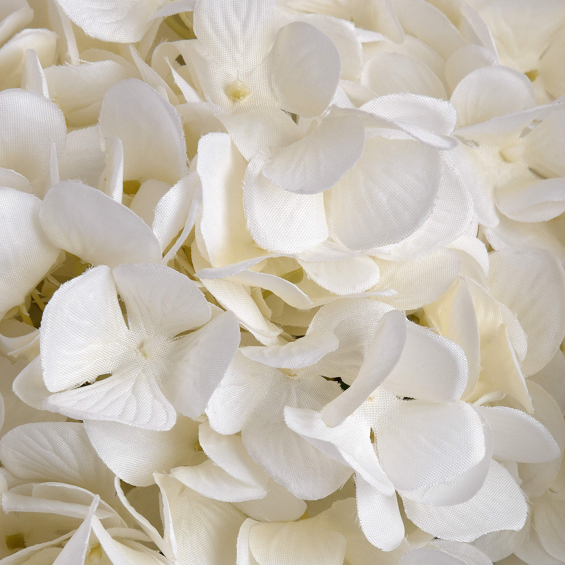 Oversized White Hydrangea — view 5 white plastic