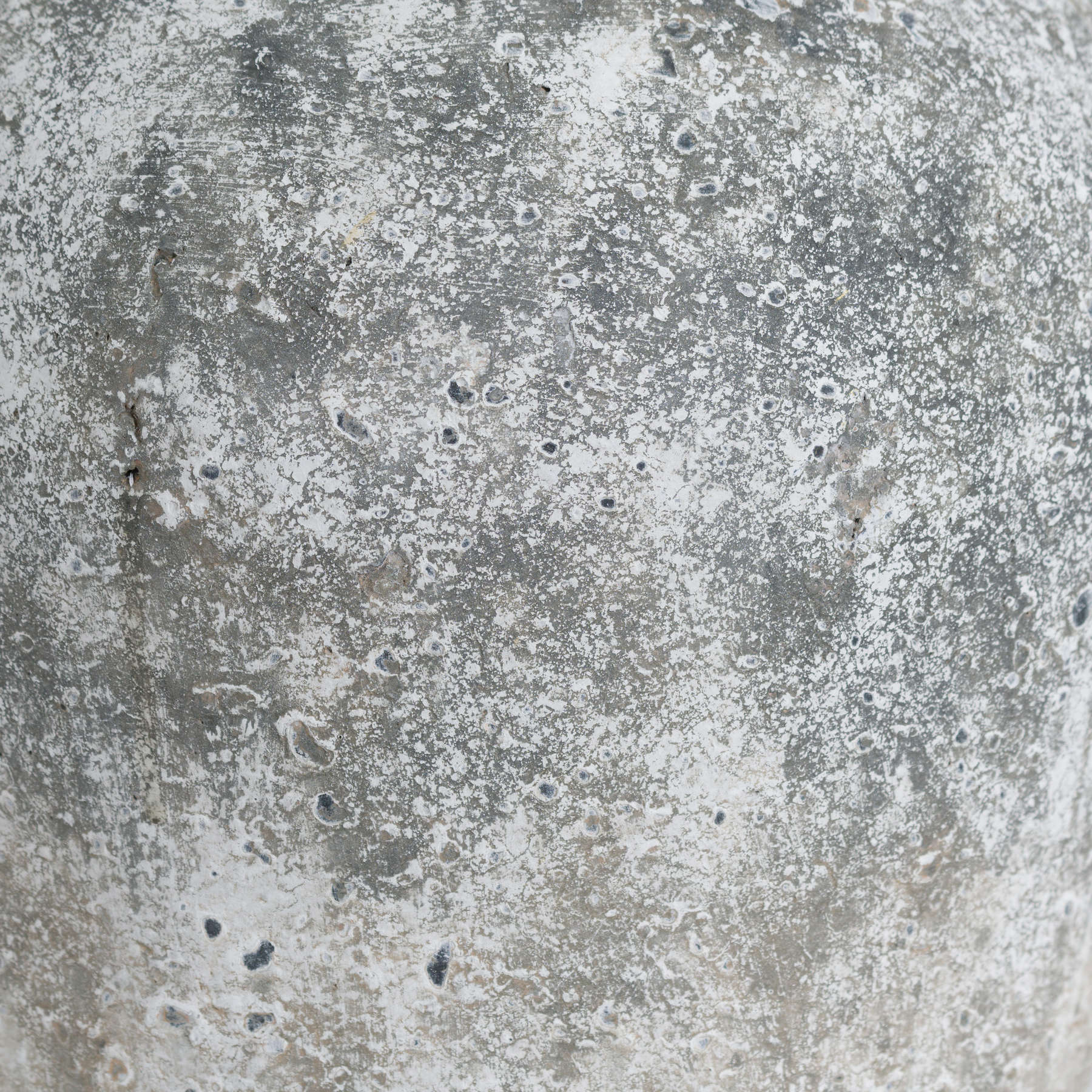 Aged Stone Ceramic Vase — side view stone ceramic