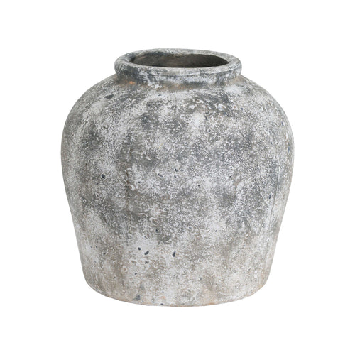 Aged Stone Ceramic Vase — main product view