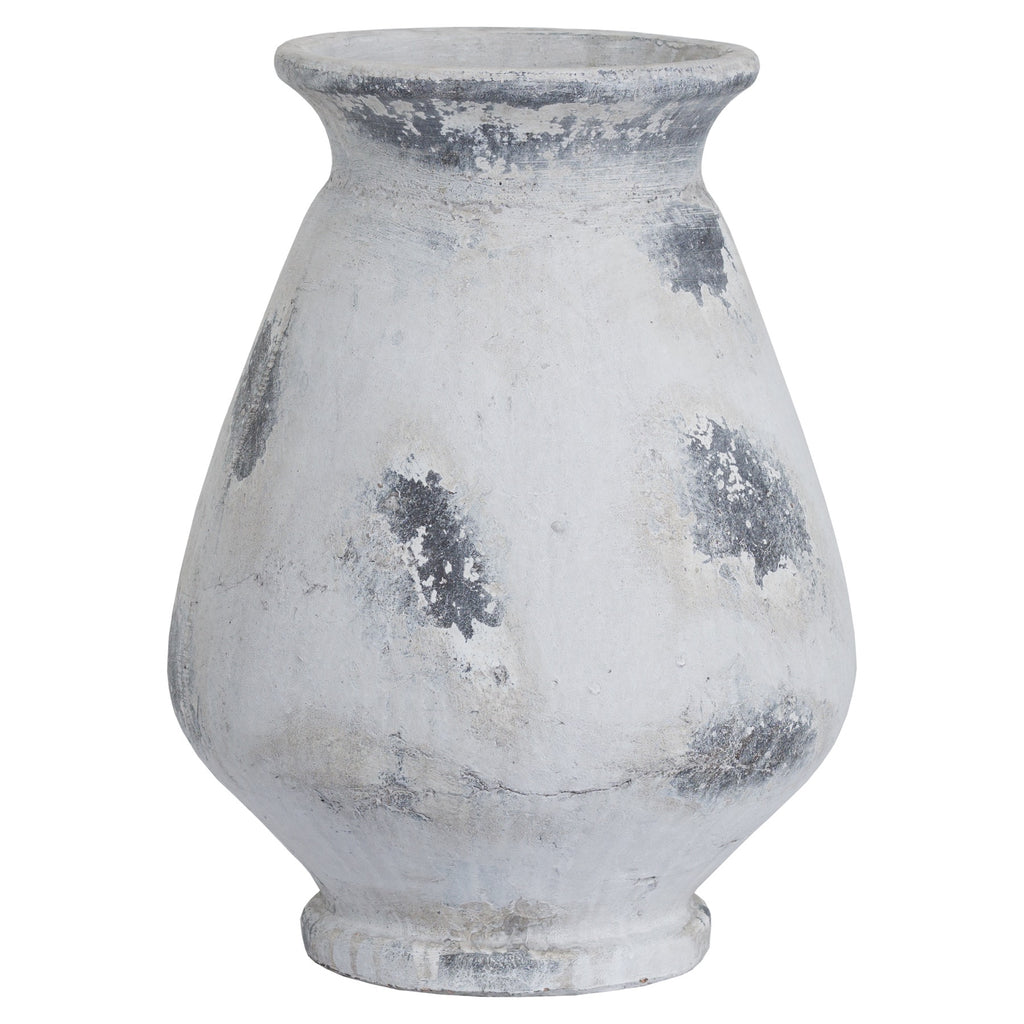 Naxos Large Antique White Vase — main product view