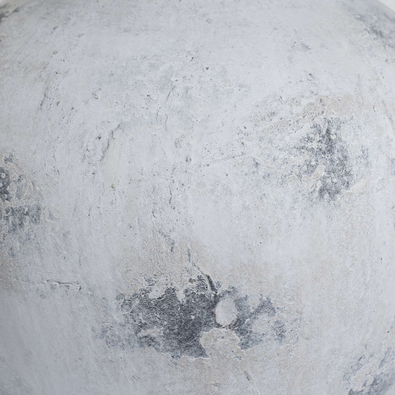 Downton Large Antique White Vase — side view stone ceramic