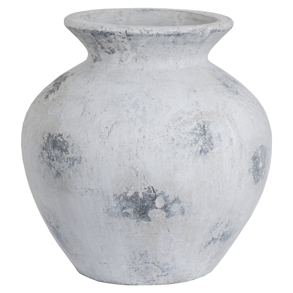 Downton Large Antique White Vase — main product view