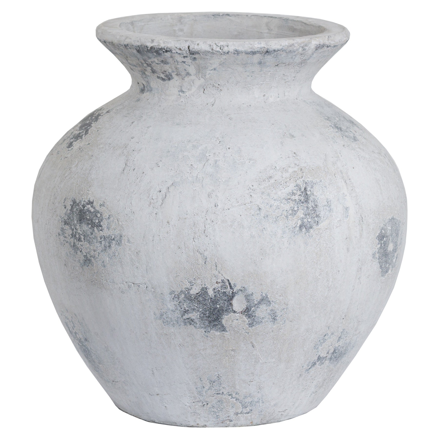 Downton Large Antique White Vase — main product view