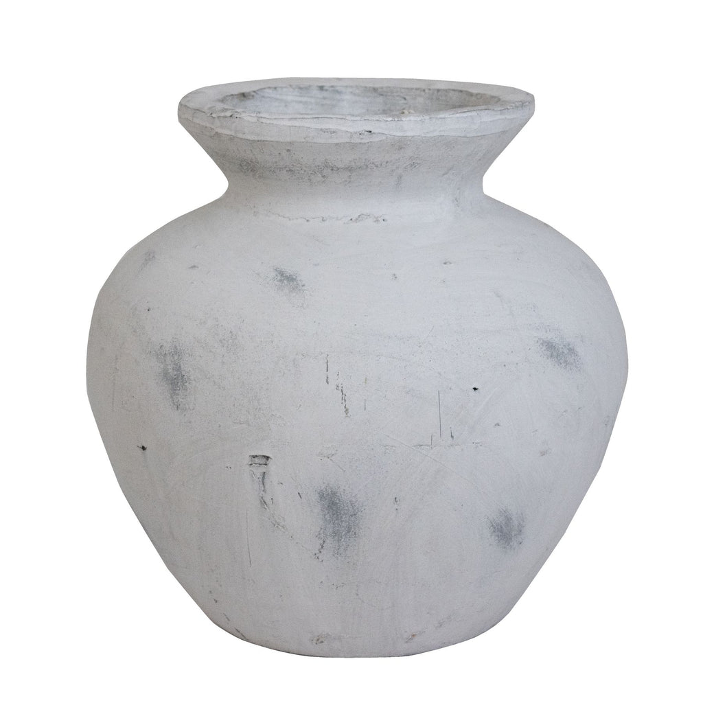 Darcy Antique White Vase — main product view