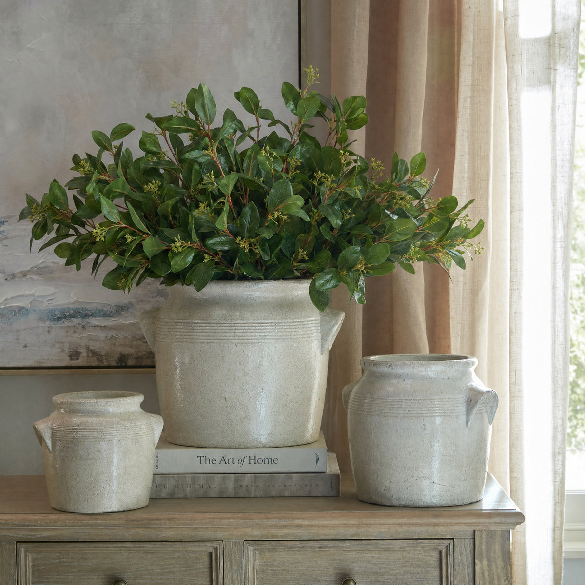 Artificial Summer Seeded Eucalyptus Stem