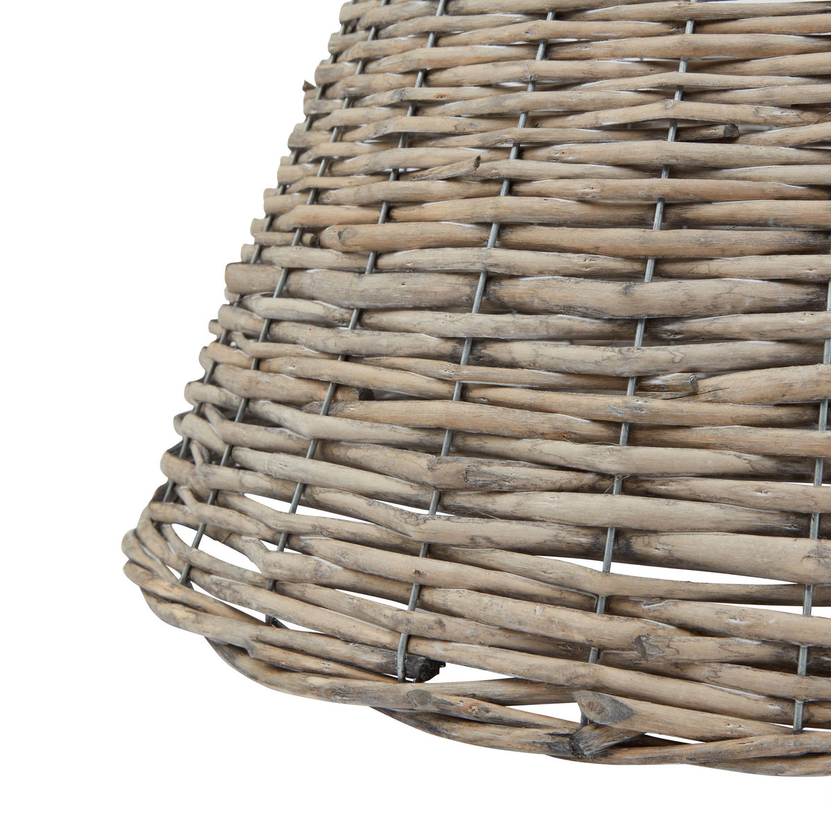 Wicker Tree Skirt, detail close-up