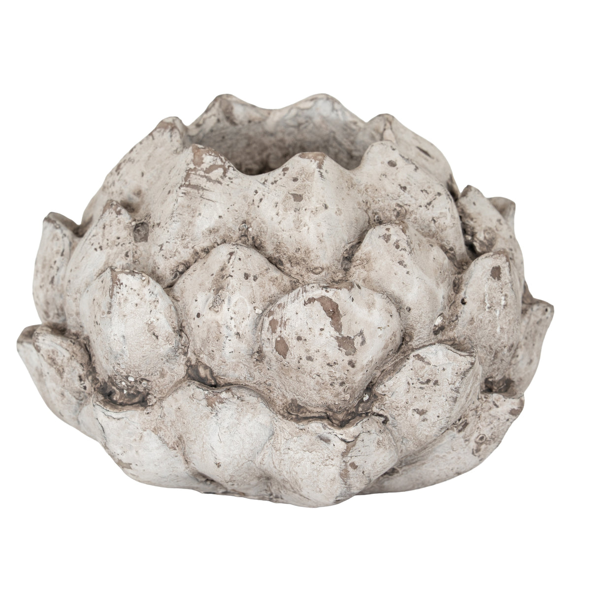 Large Stone Effect Acorn Tea Light Holder, main product view