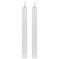 Luxe Collection Natural Glow S/ 2 White LED Dinner Candles — main product view