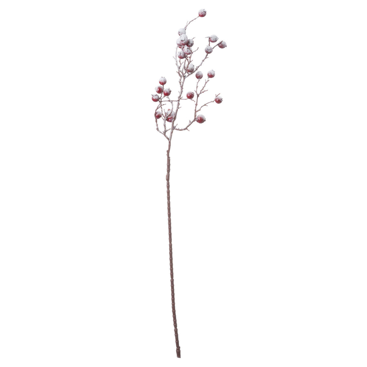 Artificial Large Red Festive Berry Stem, alternative angle