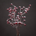Artificial Large Red Festive Berry Stem, main product view