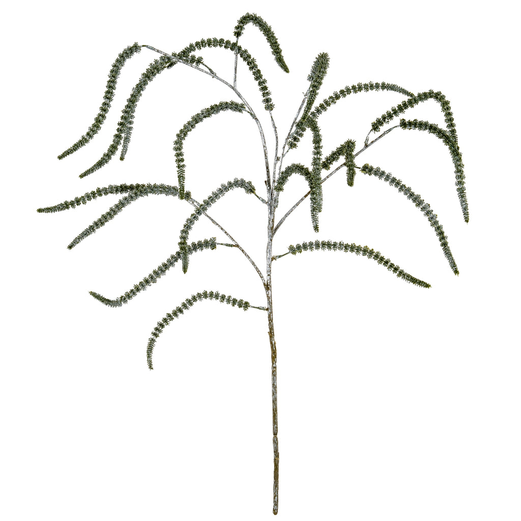 Artificial Festive Silver Amaranthus Stem, main product view
