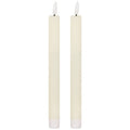 Luxe Collection Natural Glow S/ 2 Ivory LED Dinner Candles — main product view
