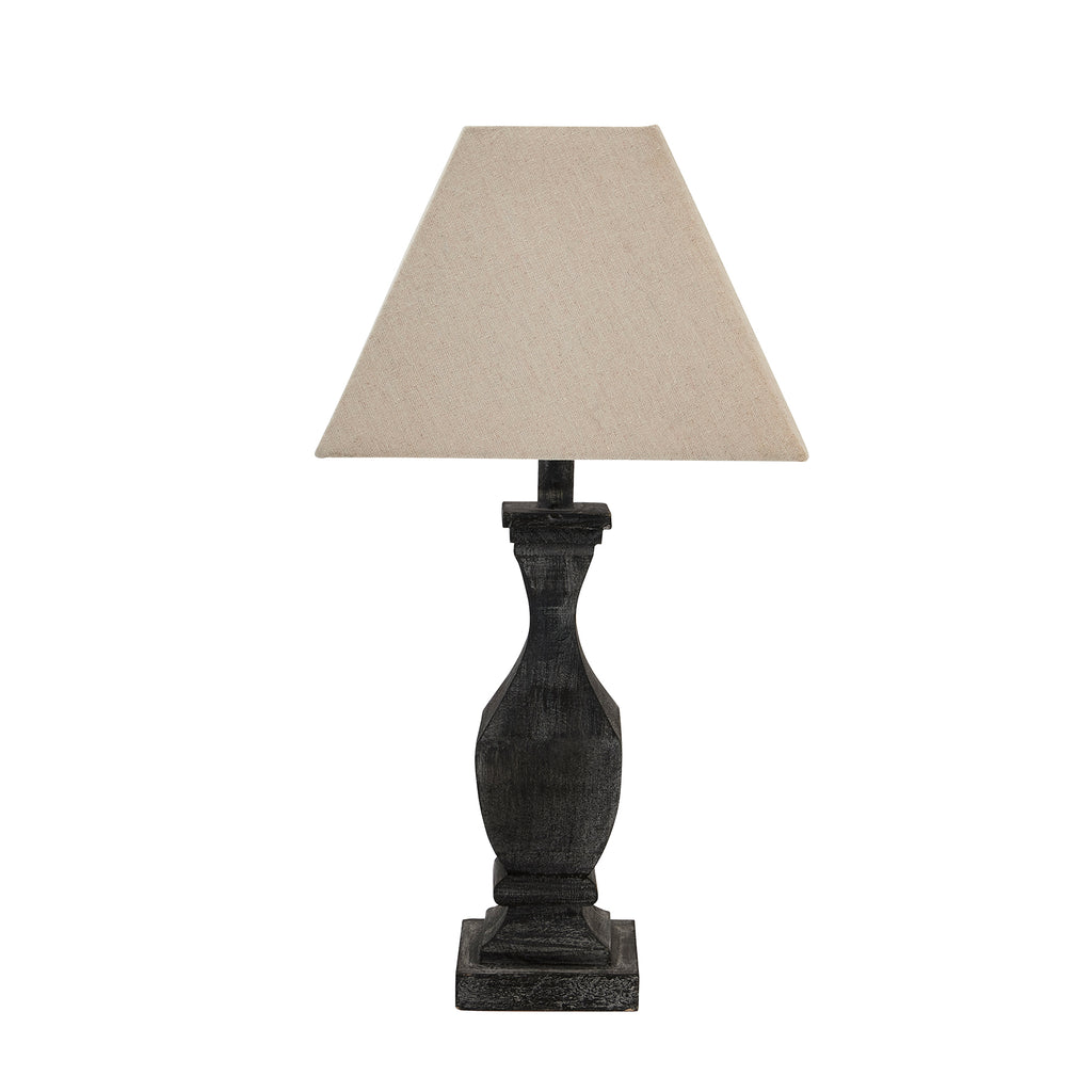 Incia Fluted Wooden Table Lamp — main product view