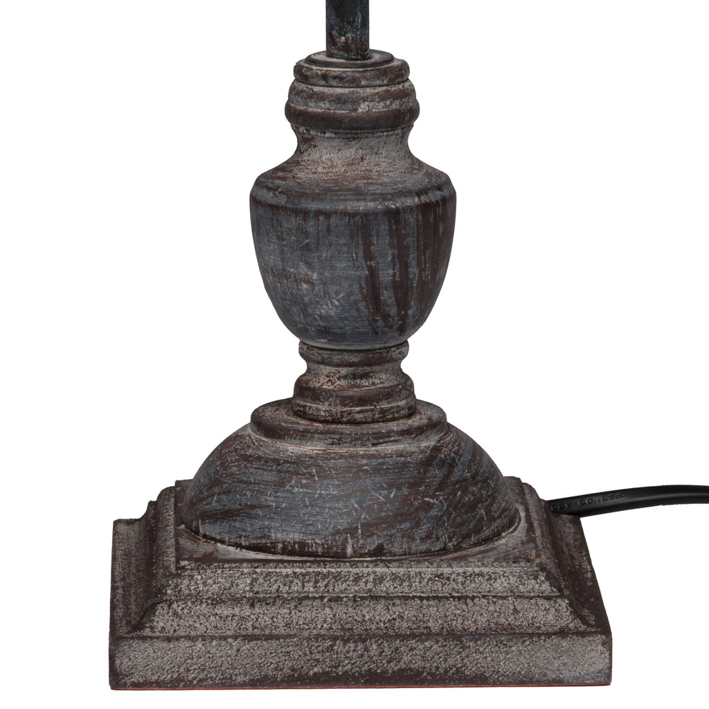 Incia Stem Table Lamp — alternative angle brown metal