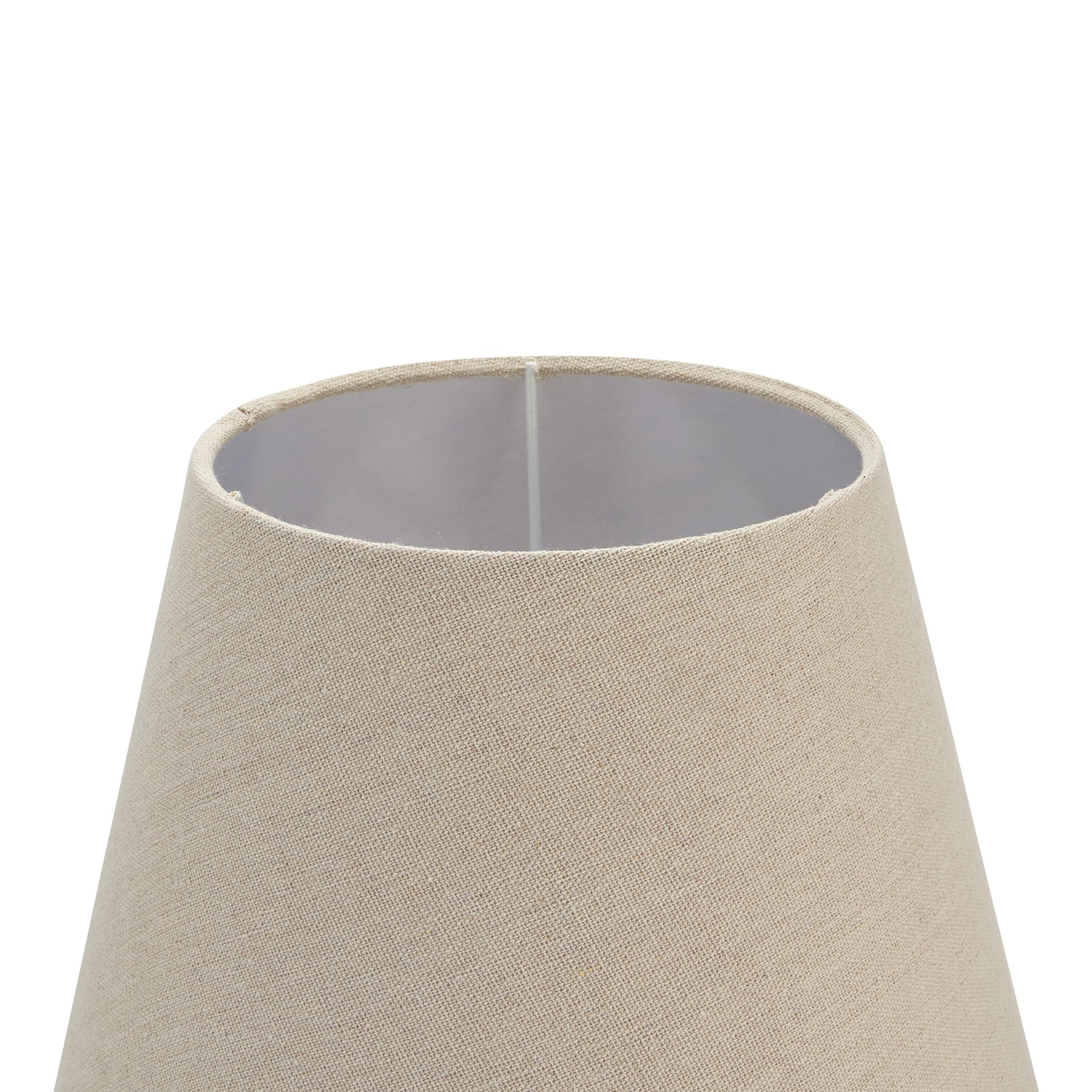 Incia Column Table Lamp — alternative angle brown wood
