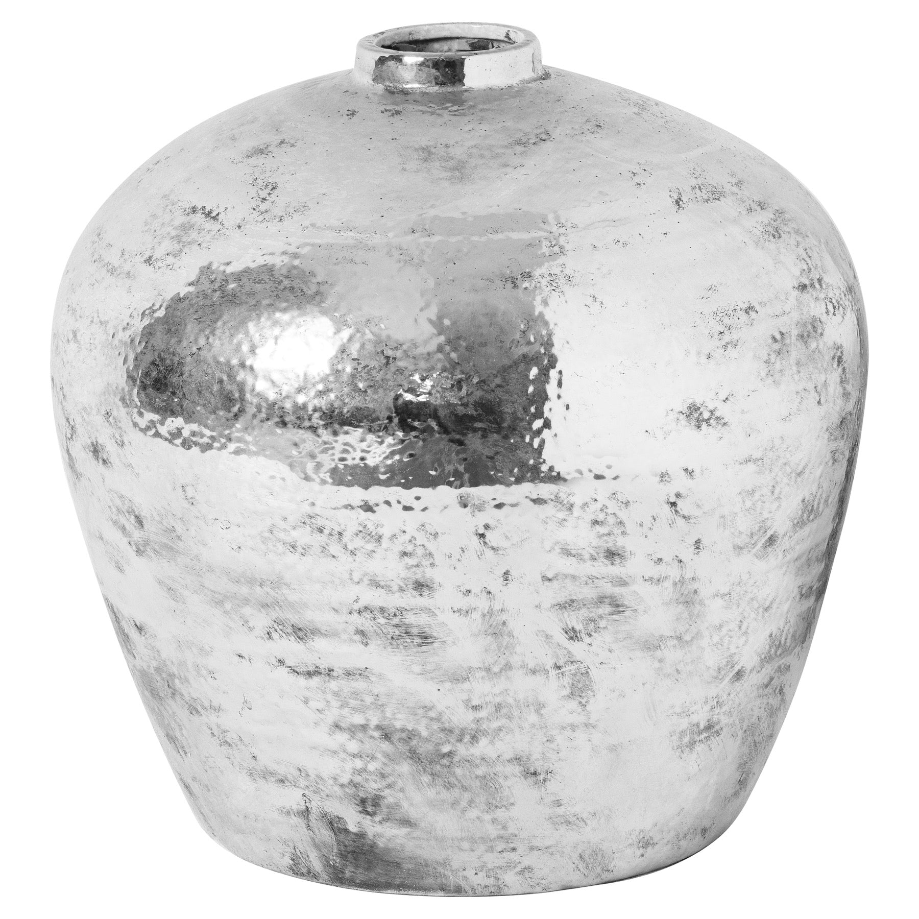 Hammered Silver Astral Vase — main product view