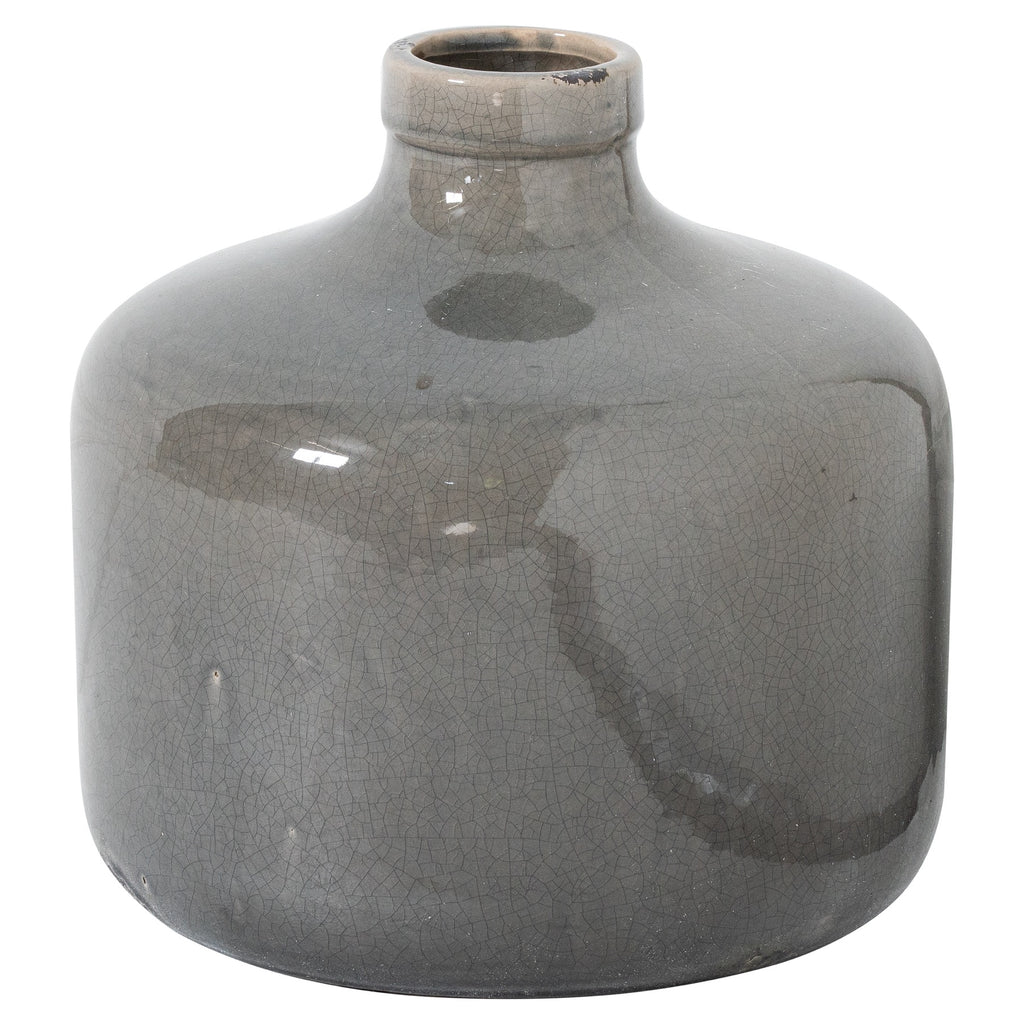 Garda Grey Glazed Chive Vase — main product view
