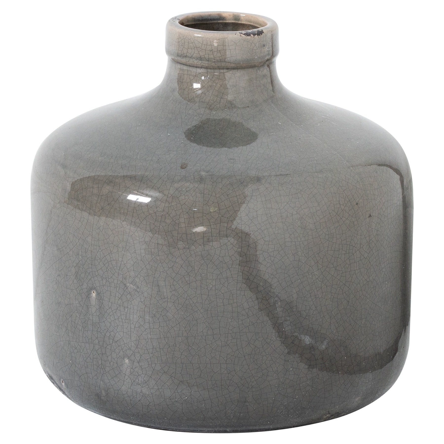 Garda Grey Glazed Chive Vase — main product view