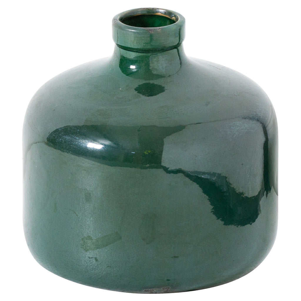 Garda Emerald Glazed Eve Vase — main product view