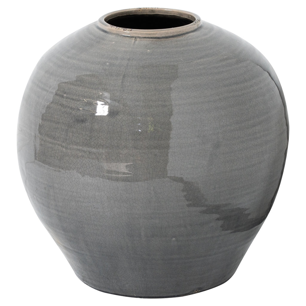 Garda Grey Glazed Regola Vase — main product view