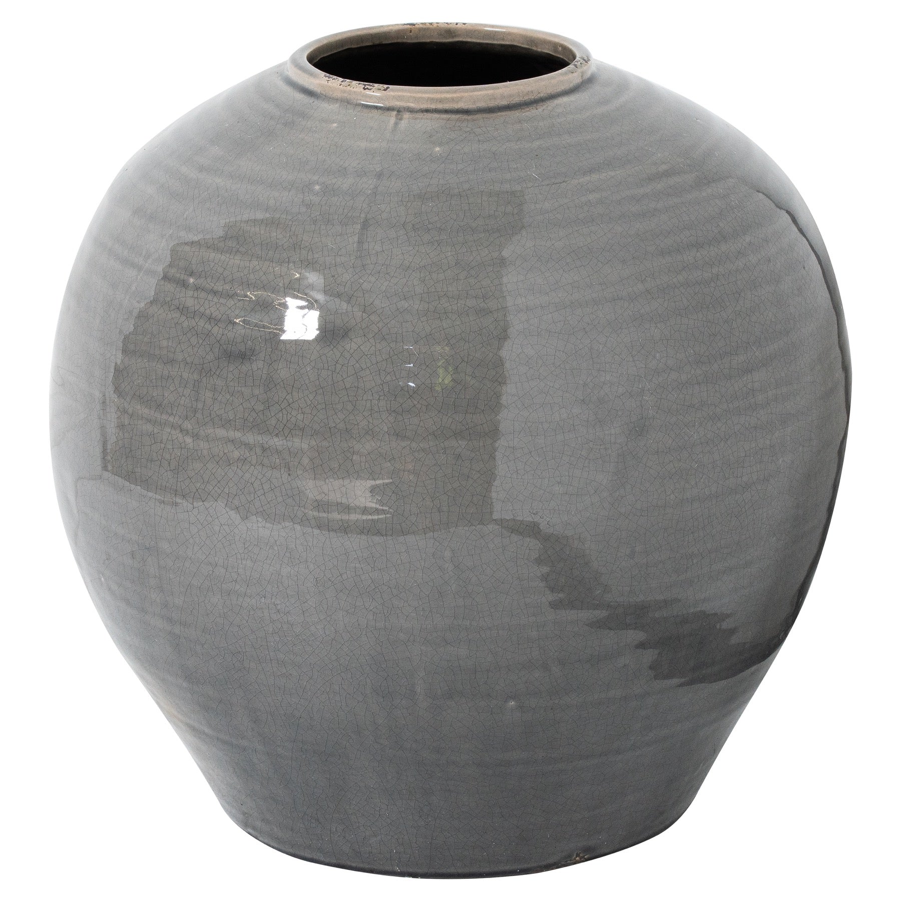 Garda Grey Glazed Regola Vase — main product view