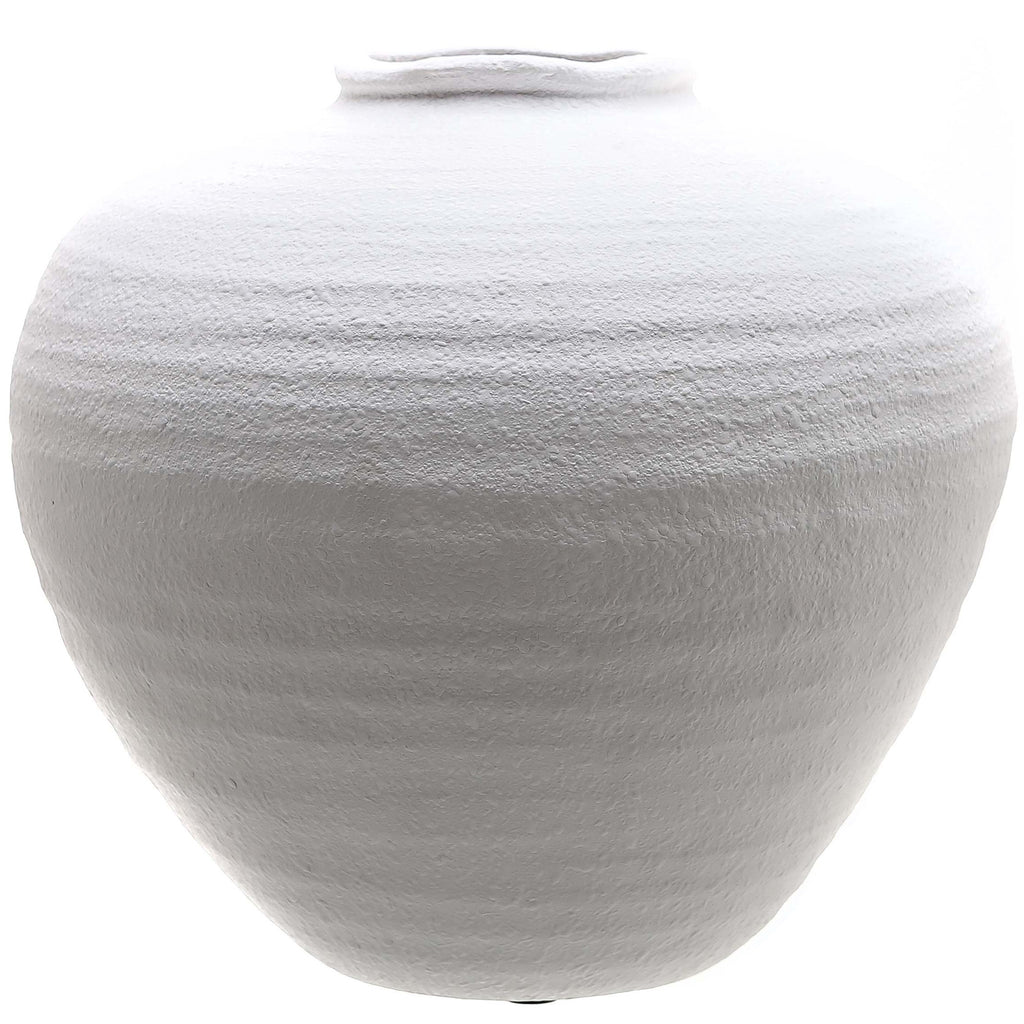 Regola Matt White Ceramic Vase, main product view