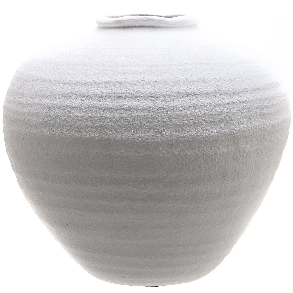 Regola Matt White Ceramic Vase, main product view
