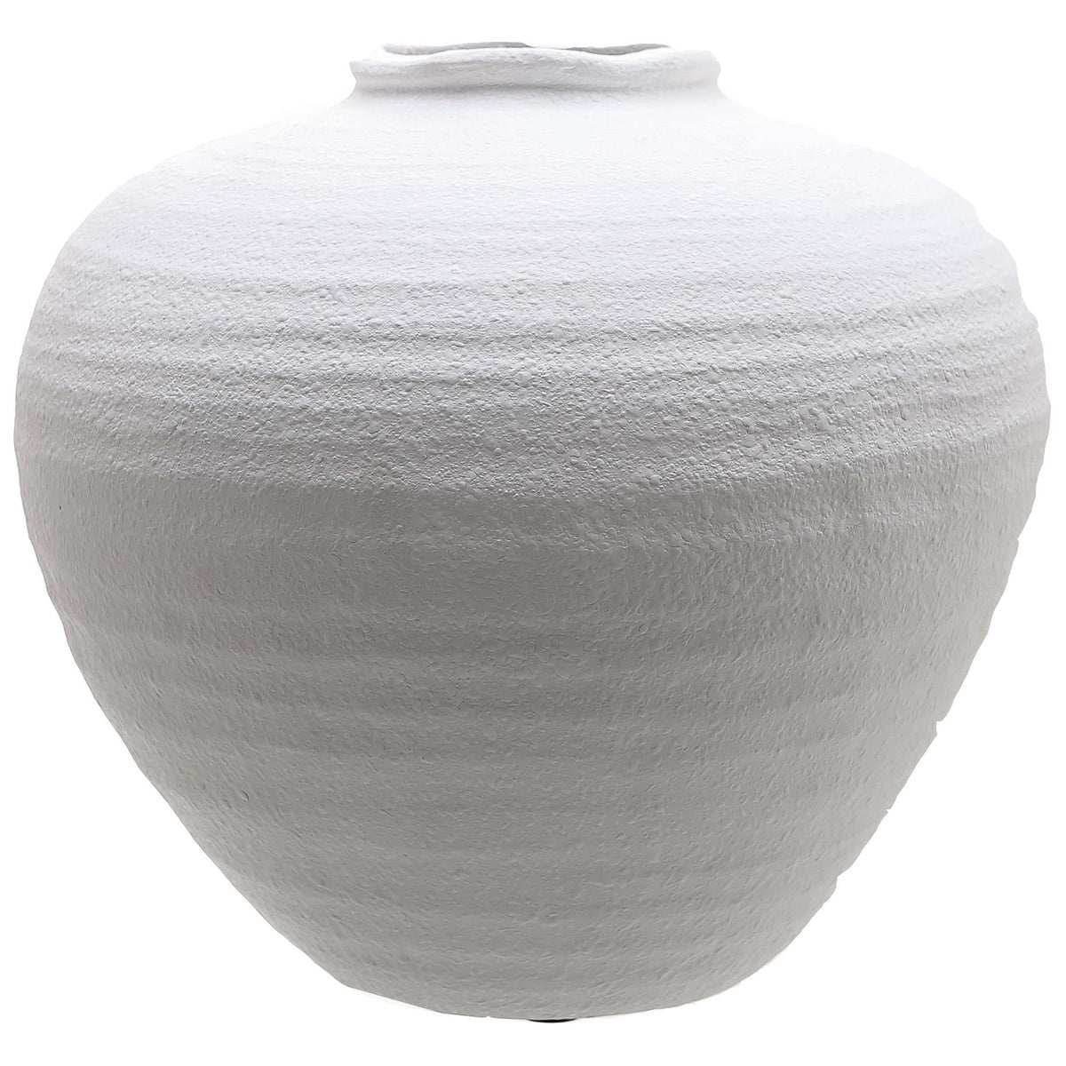Regola Large Matt White Ceramic Vase, main product view