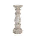 Small Stone Ceramic Column Candle Holder — main product view