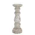 Stone Ceramic Column Candle Holder — main product view