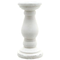 Matt White Ceramic Candle Holder — main product view