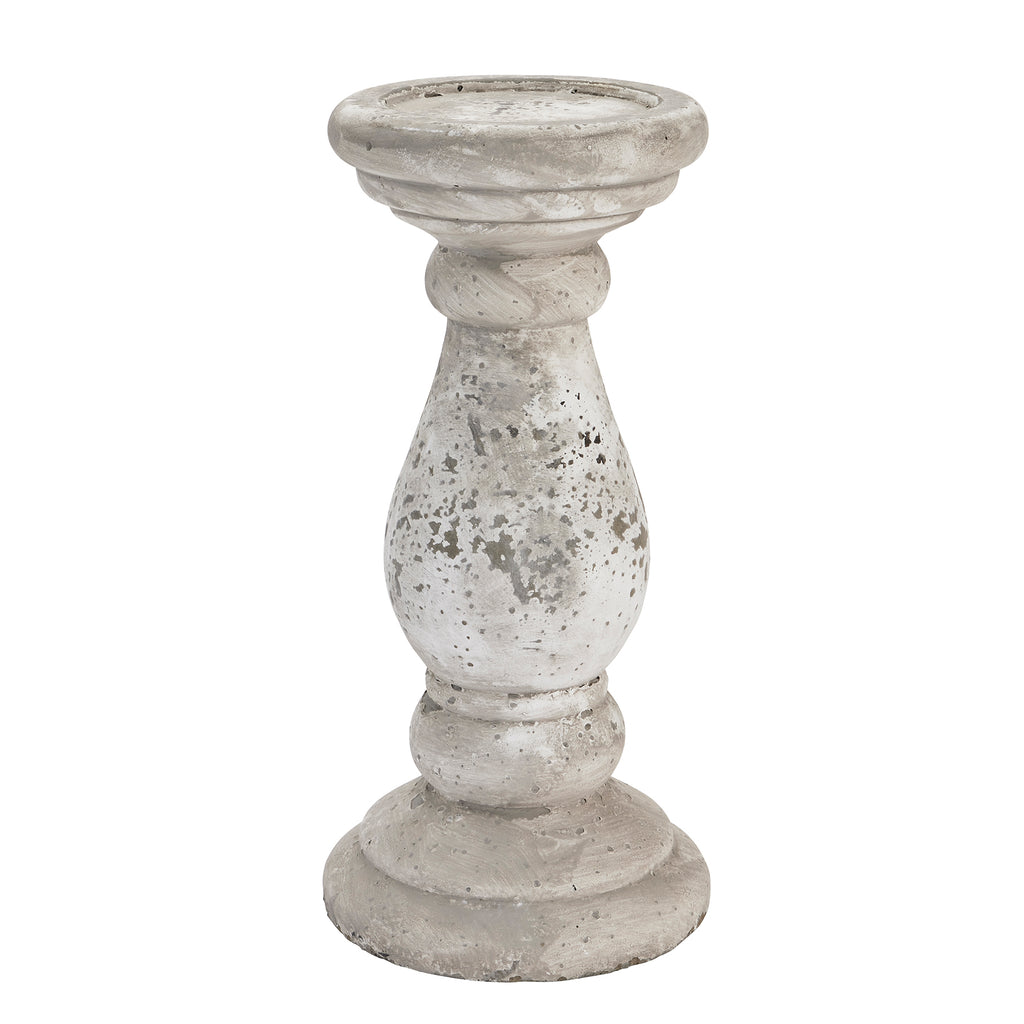 Large Stone Ceramic Candle Holder — main product view