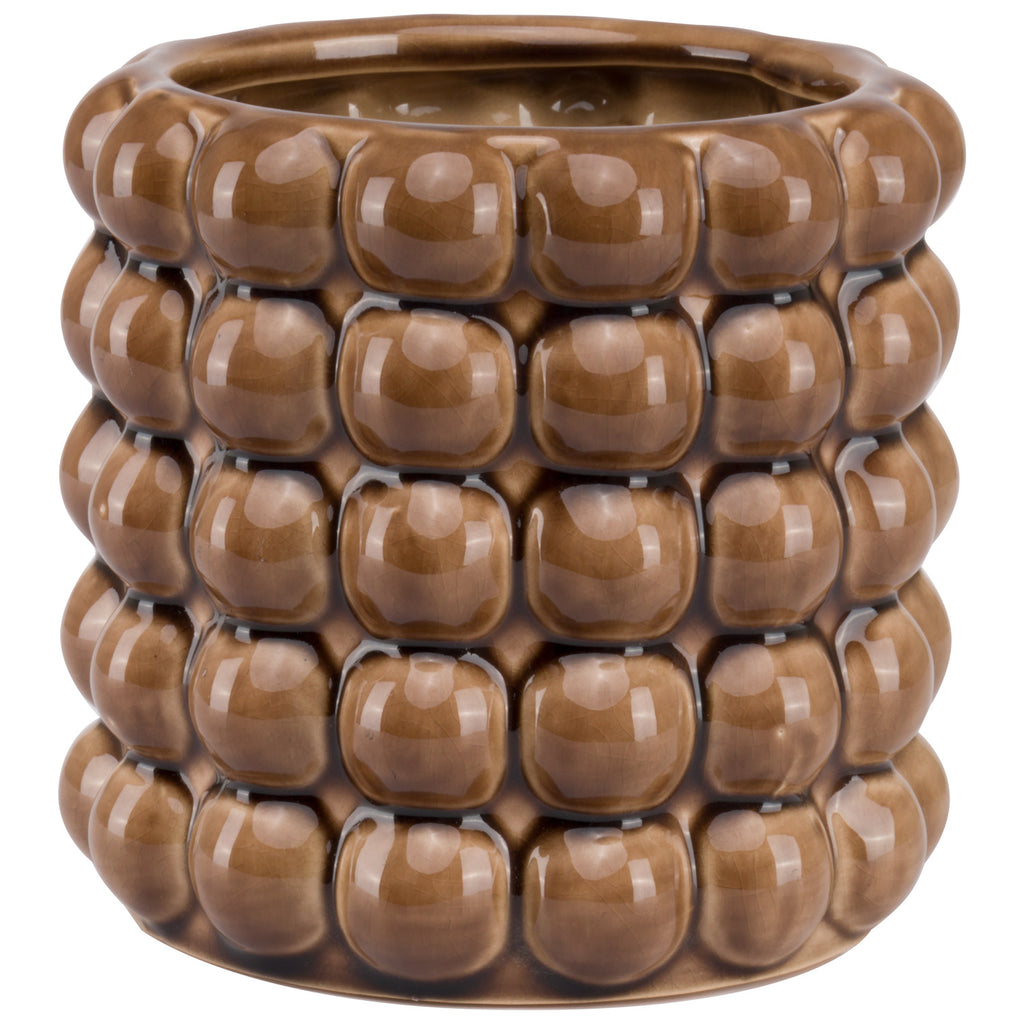 Seville Collection Caramel Bubble Planter — main product view