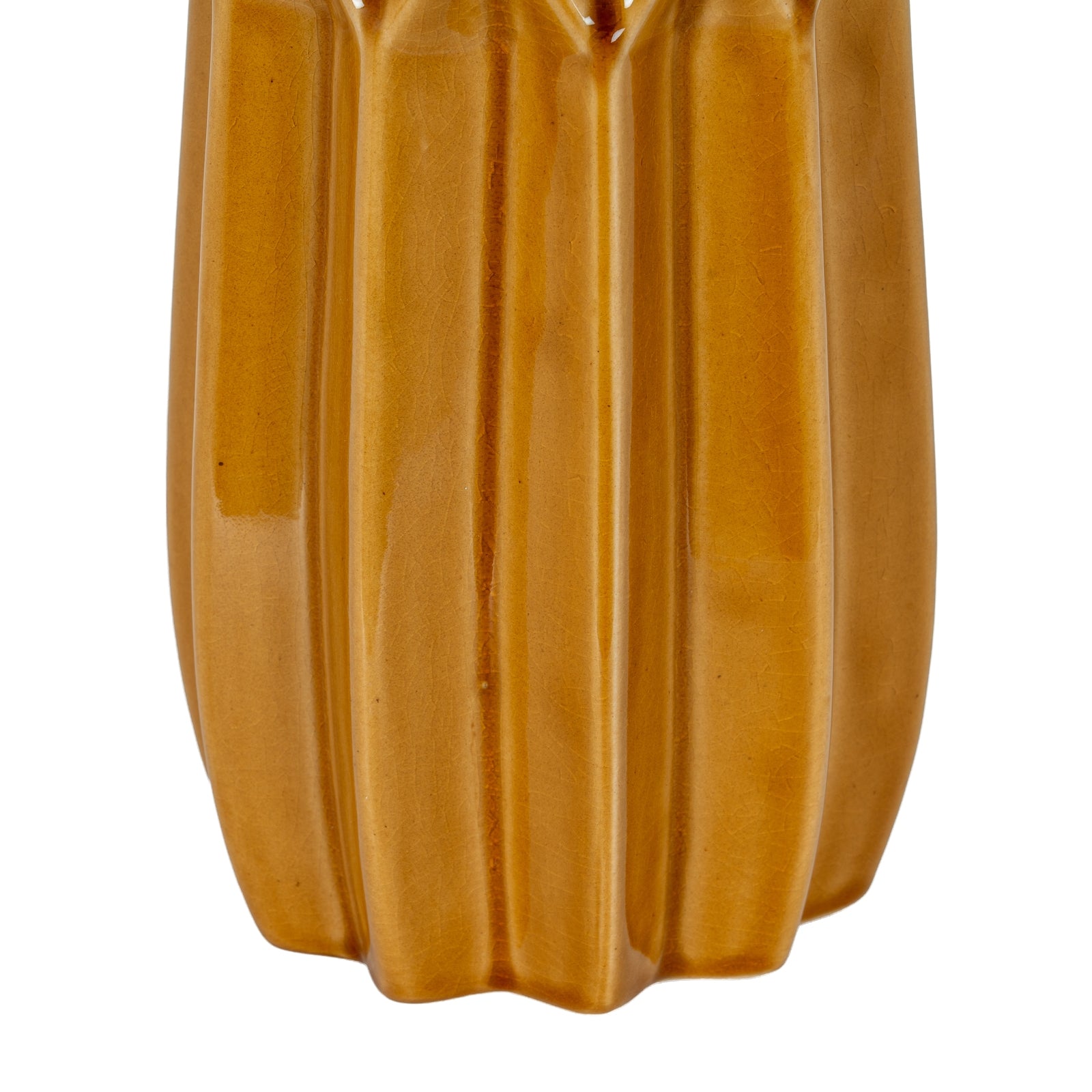 Seville Collection Tall Ochre Vase — alternative angle ceramic