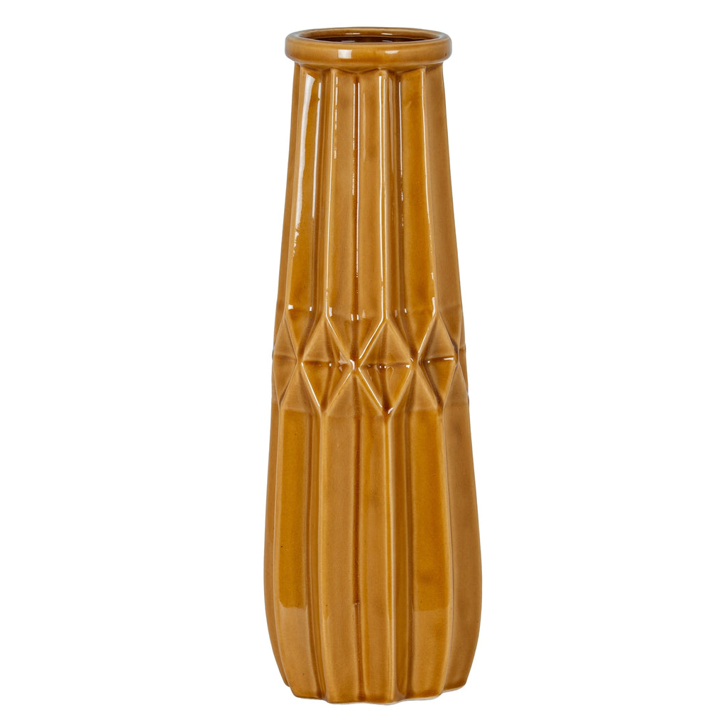Seville Collection Tall Ochre Vase — main product view