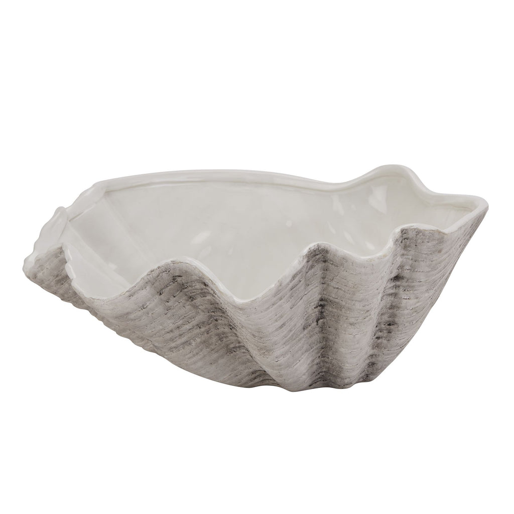 Large Ceramic Adele Shell Bowl — main product view