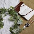 Artificial Frosted Pine & Eucalyptus Garland, further view