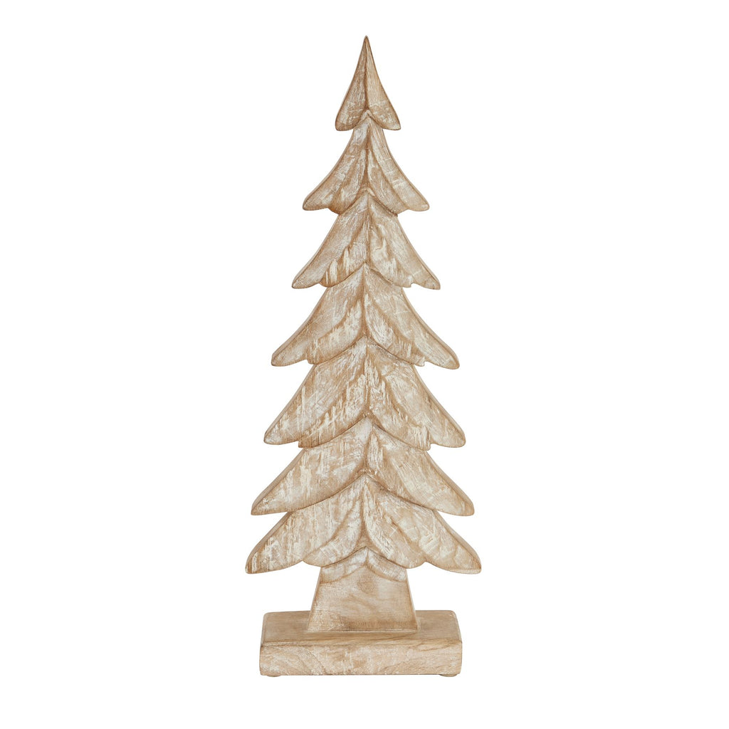 Carved Wood Large Christmas Tree, main product view