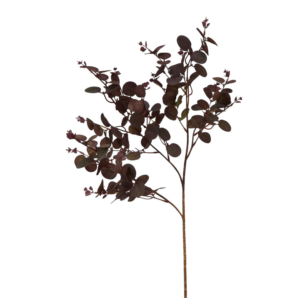 Artificial Burgundy Eucalyptus Bunch