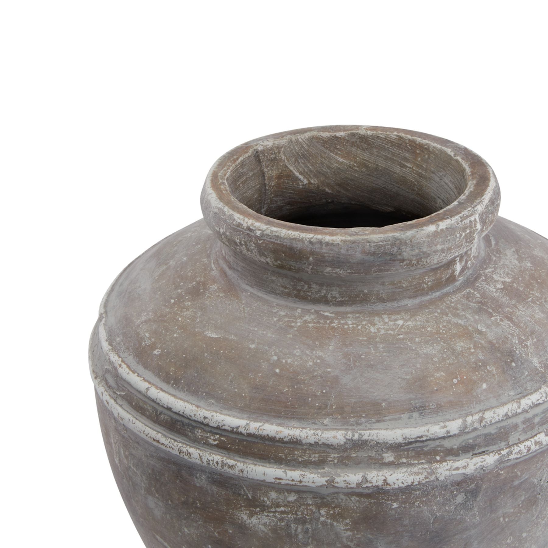 Siena Brown Water Pot — side view brown ceramic