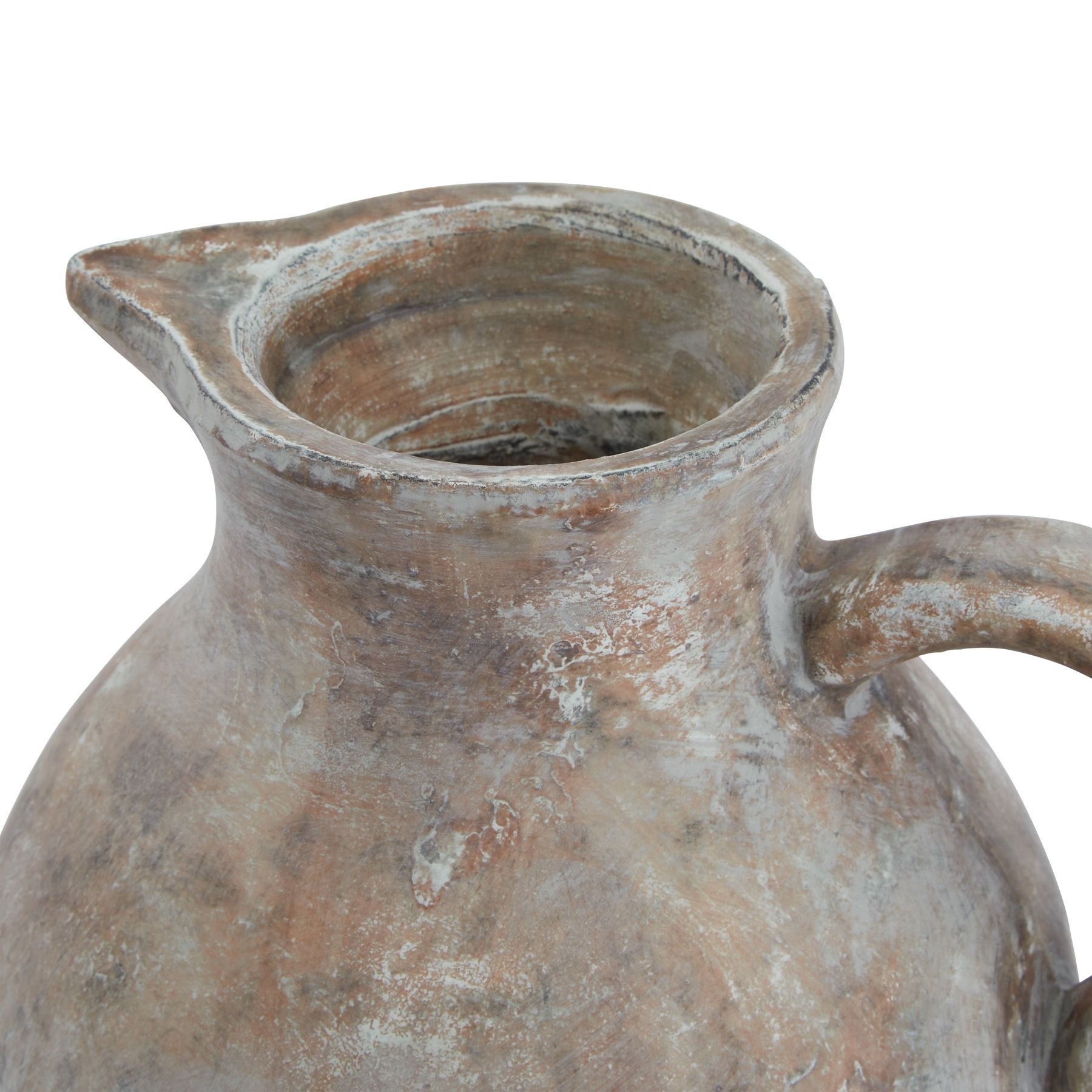 Siena Brown Jug — side view brown ceramic