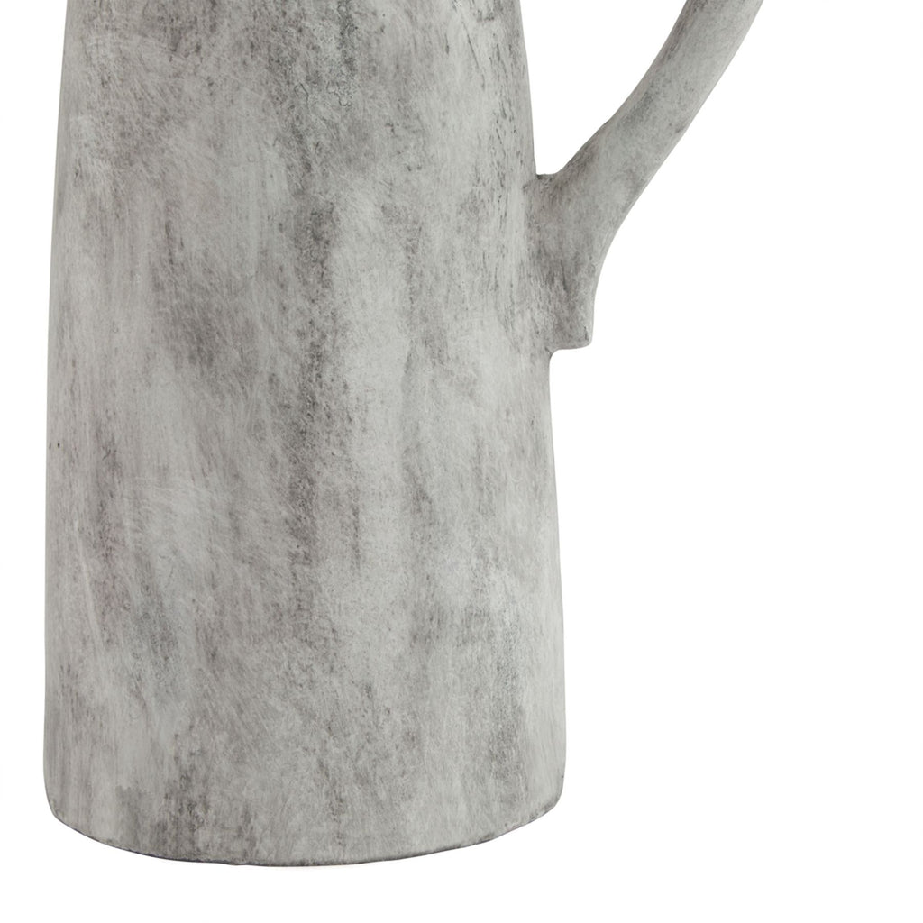 Athena Tall Jug — detail close-up white ceramic